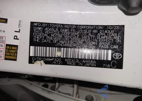 2024 Toyota Corolla Se from USA, damaged, VIN JTND4MBE9R3219472